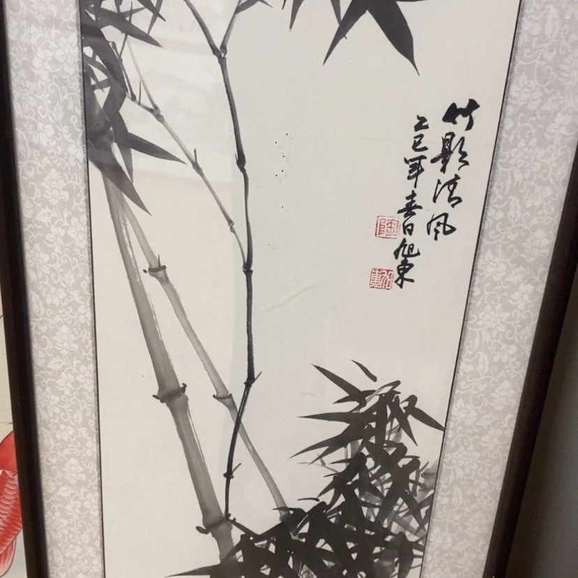 【闪购商品】国画手绘国画带框122.35