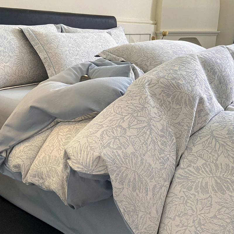 水星家纺适用A类高端全棉磨毛四件套100纯棉加厚被套床单床笠2025