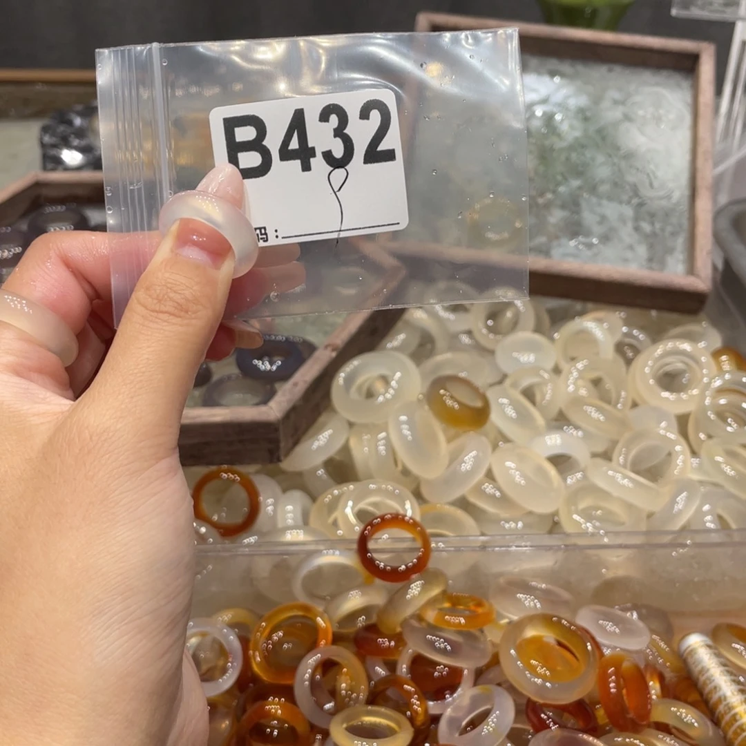 玛瑙/玉髓未镶嵌戒指