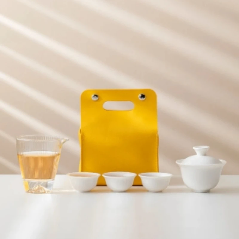 G1283-单盖碗三杯加公道杯旅行套KY