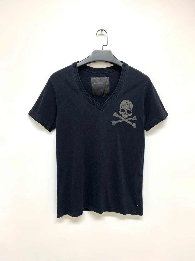 99新  【Philipp Plein】PP骷髅心领短袖/L码 /Y11131973