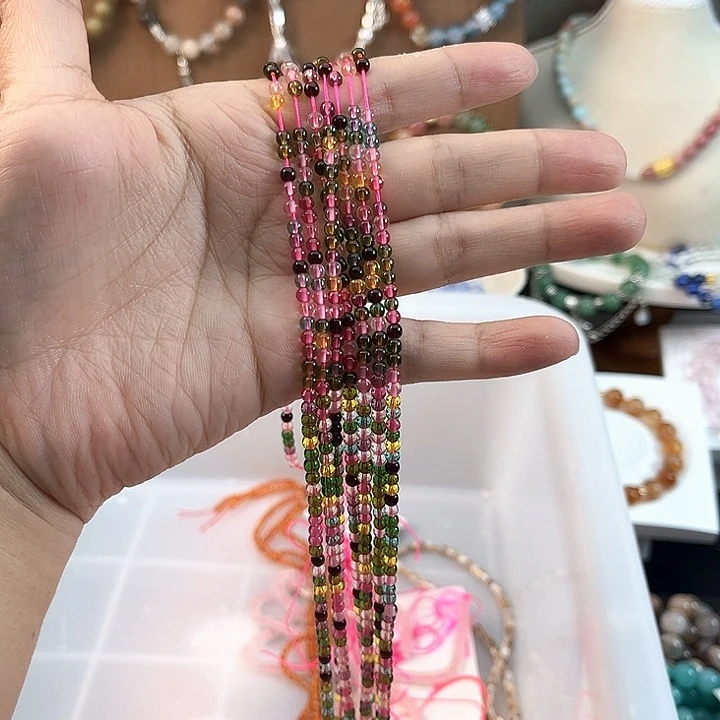 水晶珠宝半成品未镶嵌混隔