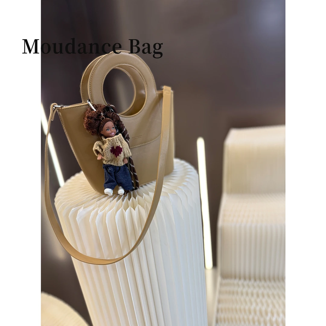 【黑妹】Moudance新款时尚小众设计菜篮子包包韩版百搭单肩斜跨8857