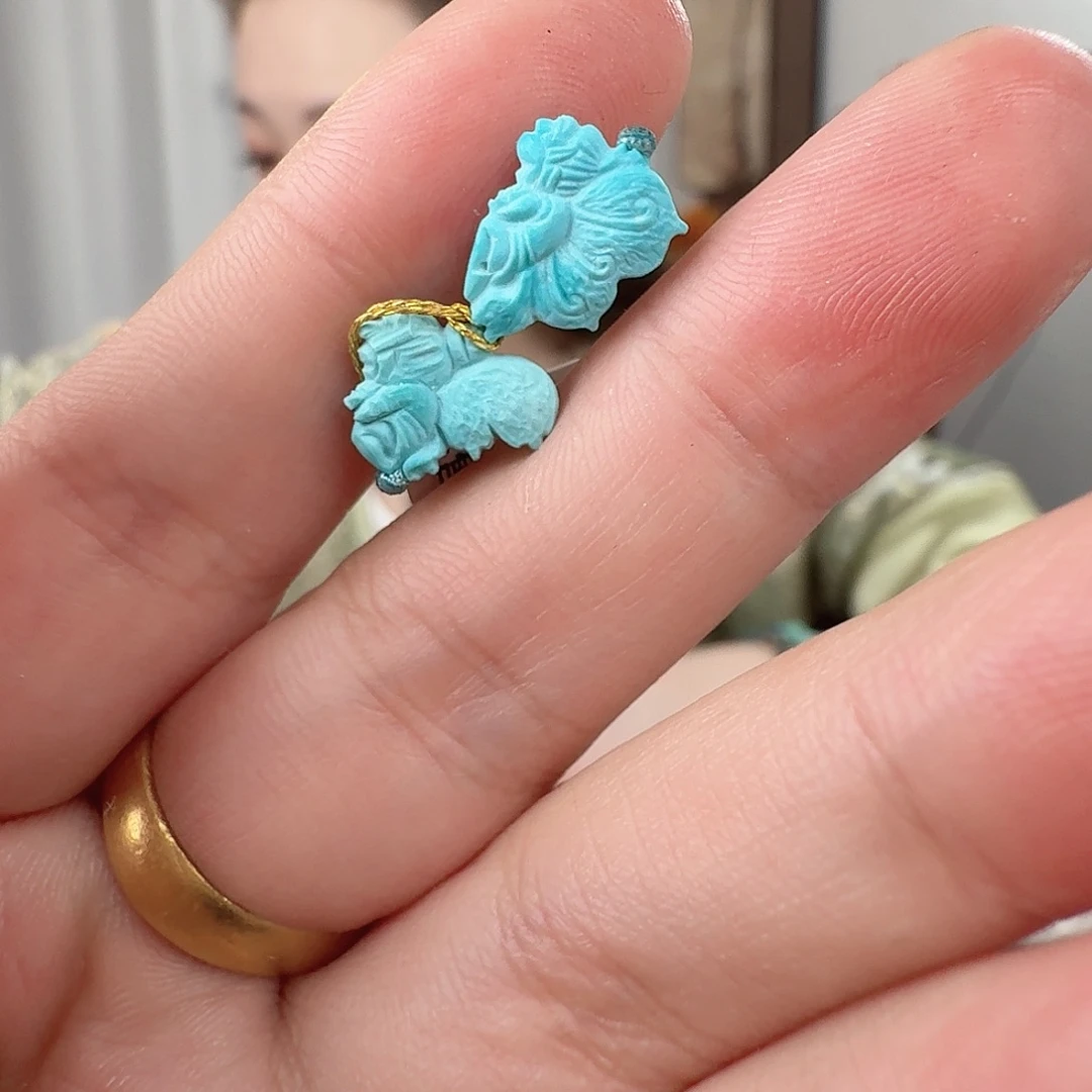 绿松石未镶嵌珠宝半成品