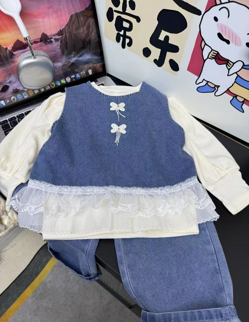 2501款牛仔三件套