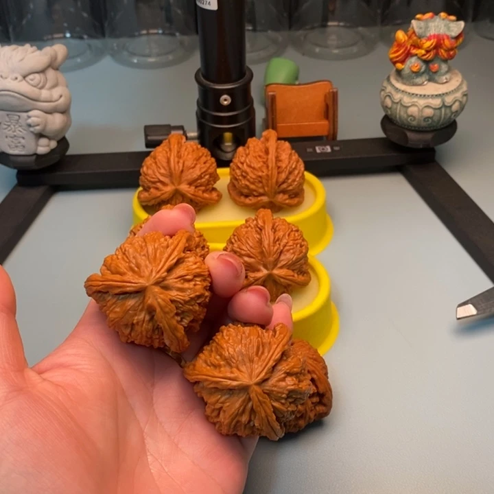 九***蒋吊坠文玩核桃41尺寸白狮子