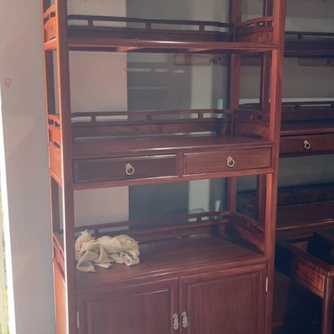 文***斋紫檀木类成套家具188层架