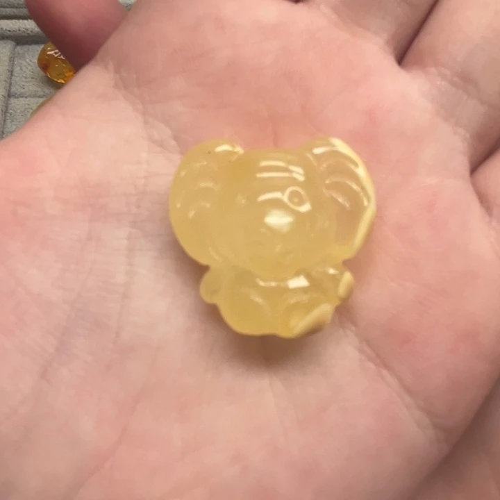 裸石琥珀未镶嵌天然蜜蜡配件