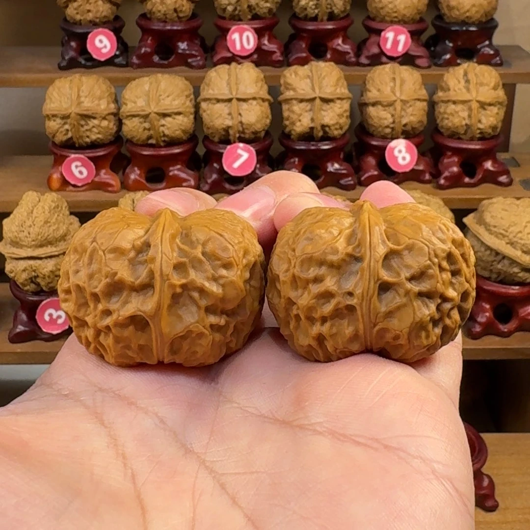 铁核桃把件金锭子42尺