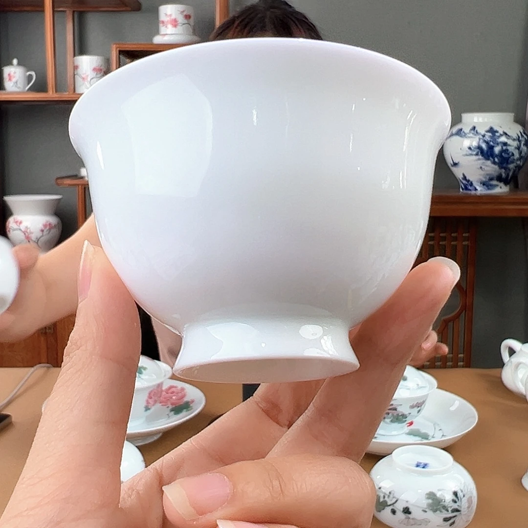 柴窑 精品素胎高足杯