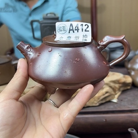 戬谷龙窑柴烧茶壶412