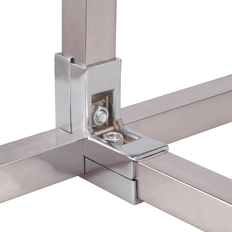 方管连接件固定器钢管卡扣固定器固定支架不锈钢配件钢管扣件卡扣