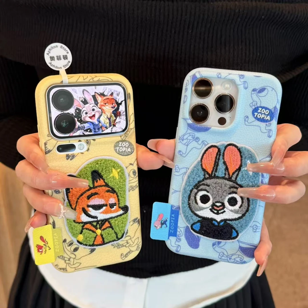 GGBond朱迪尼克刺绣标签适用苹果17/16PM手机壳华为vivoppo小米15