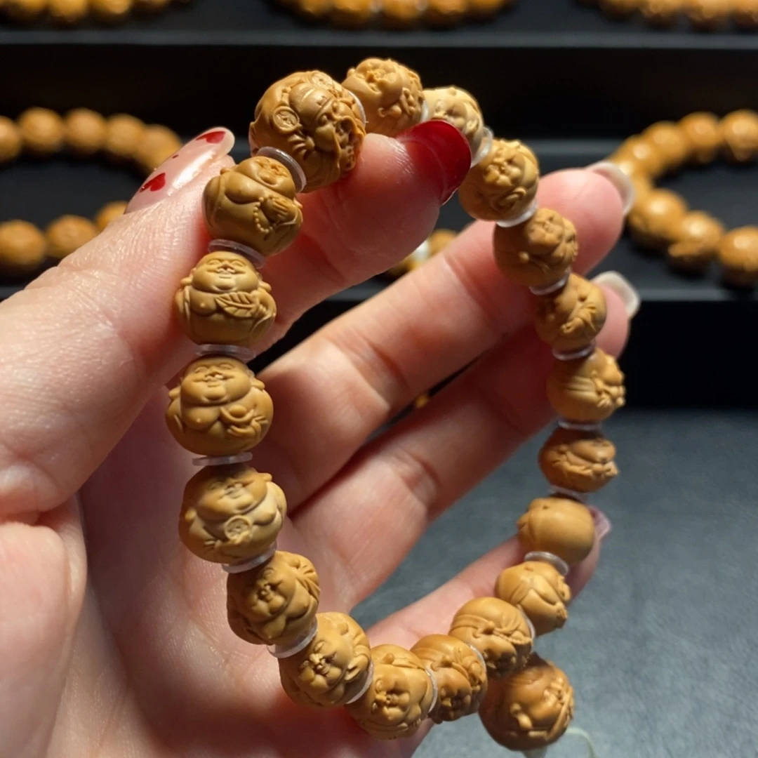 猴头核桃手串闹*福娃弥勒