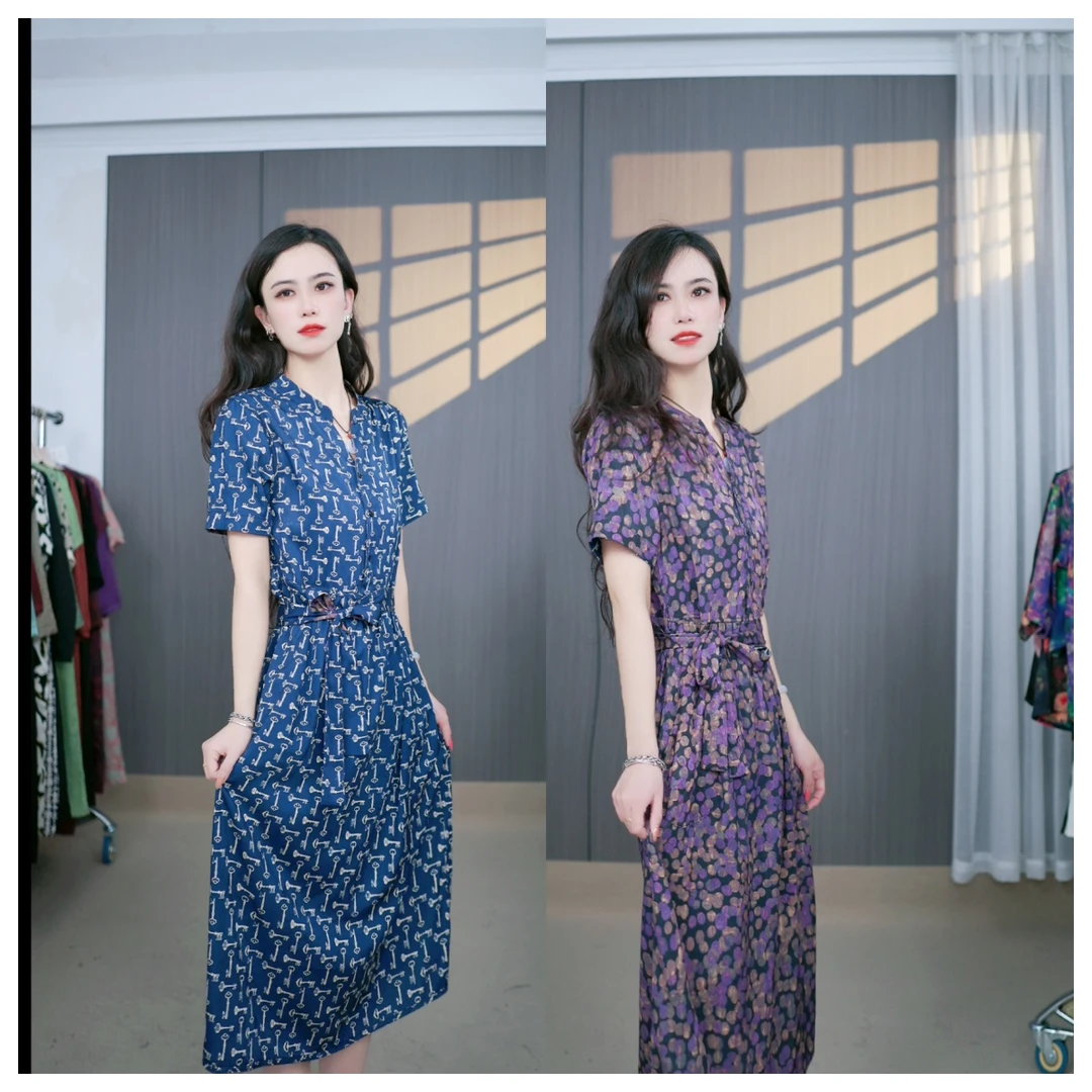 双面双穿连衣洋气显瘦高端大气中长款设计师款A36