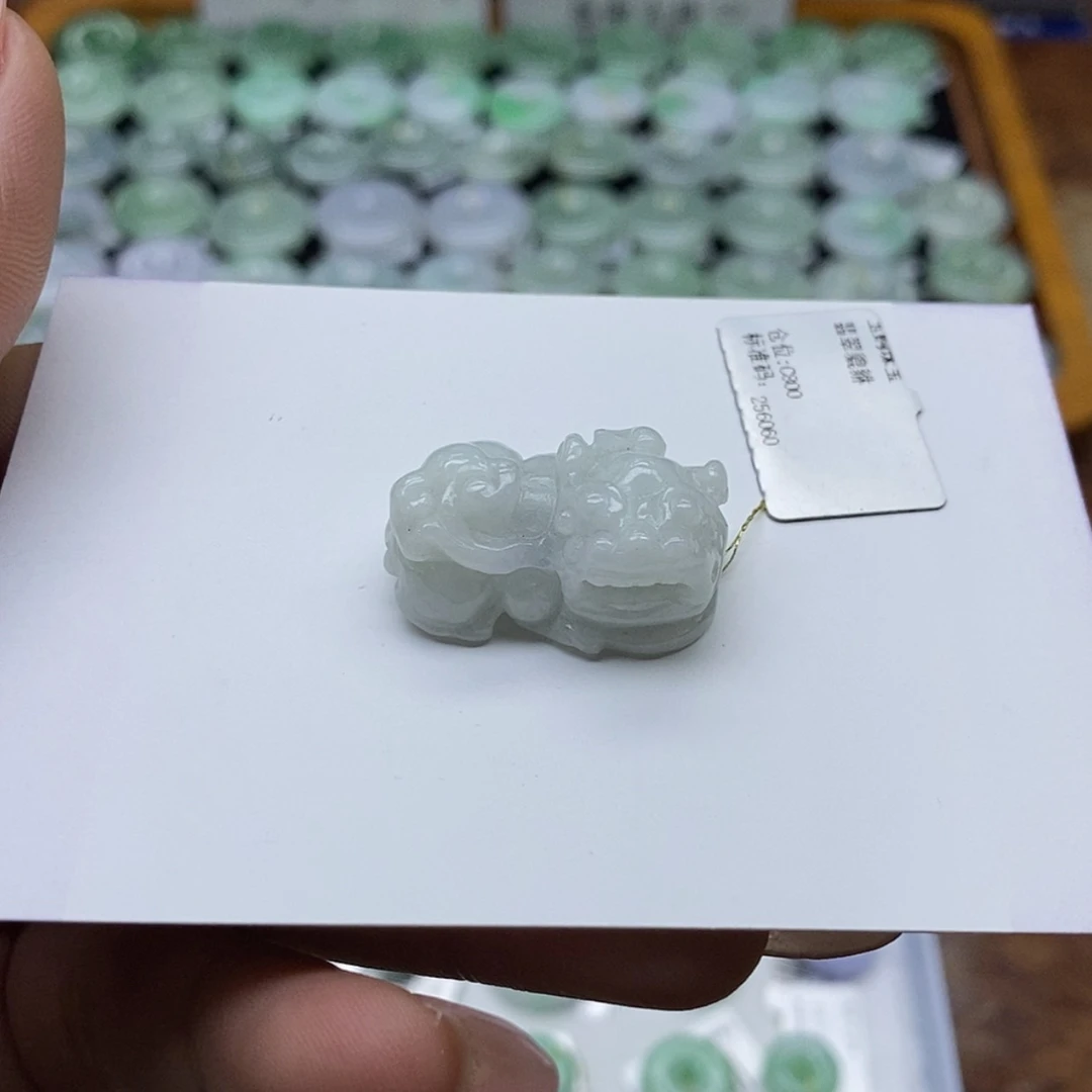 【闪购商品】翡翠颈饰未镶嵌貔貅