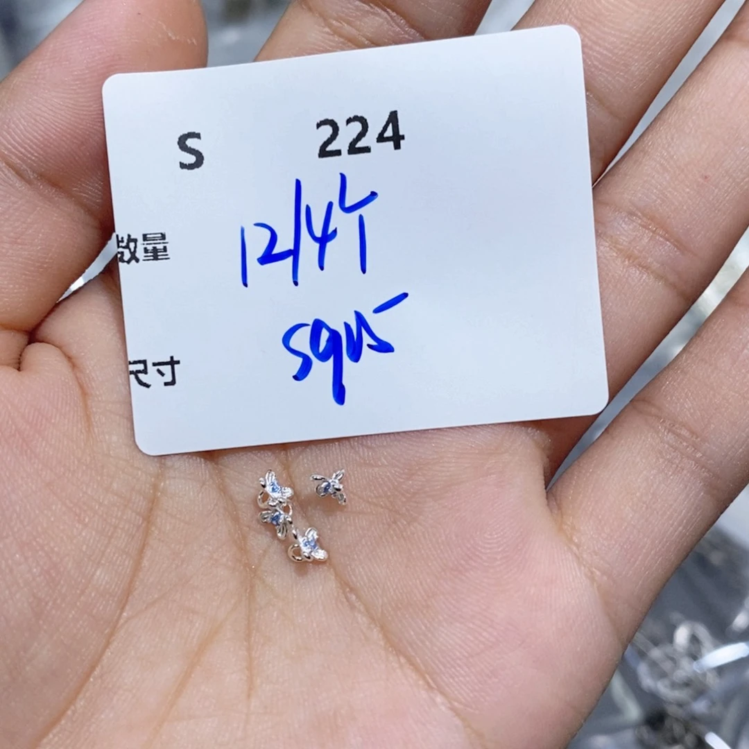 银S925镶嵌颈饰水晶S224