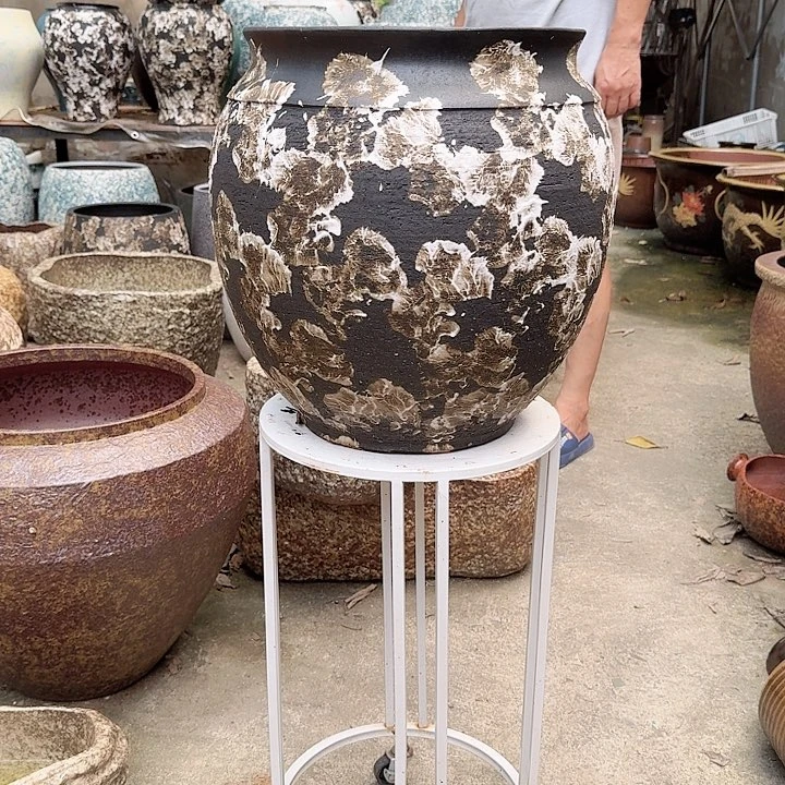紫砂花盆高度37口径30