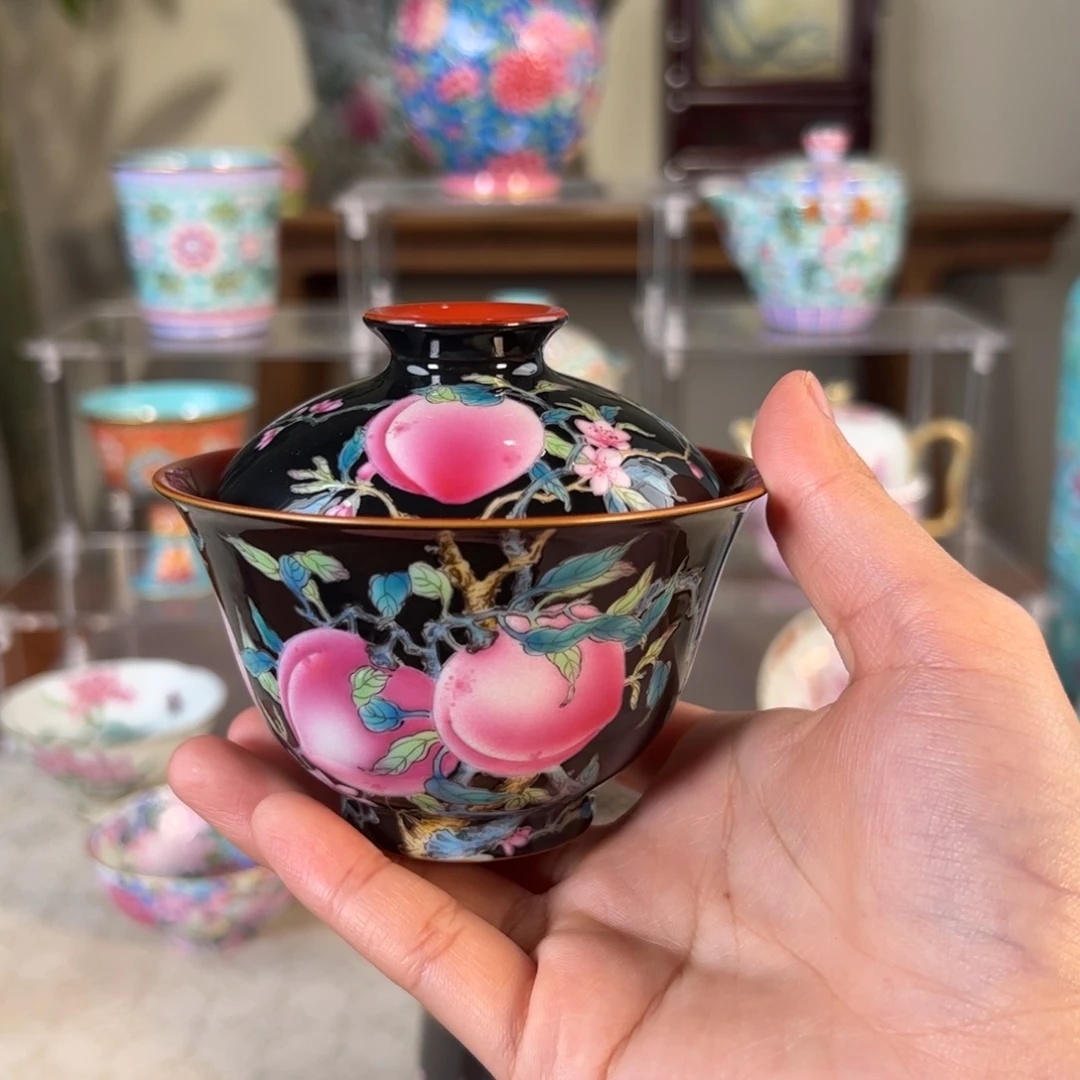 纯手工手绘 高端茶器