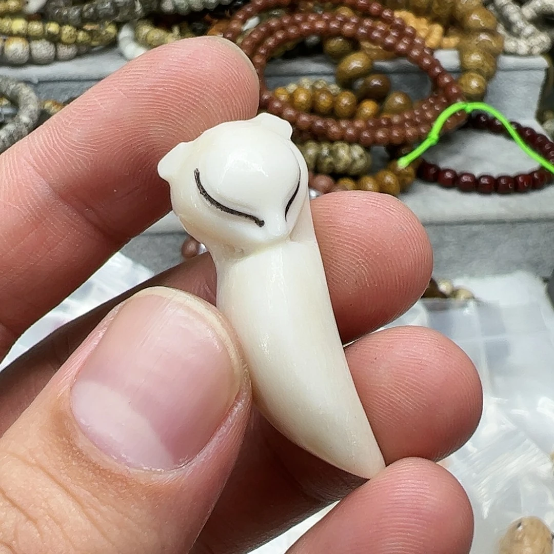 驼骨其他59驼骨狐狸配饰，没孔