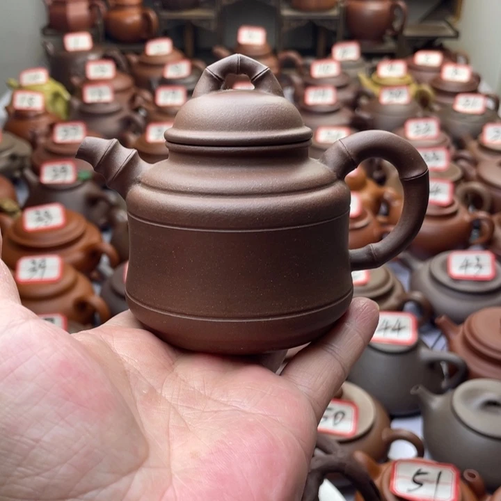 达***风茶壶紫砂供春的紫砂