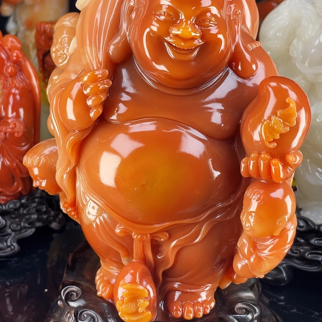 开***心寿山石寿山石雕刻的