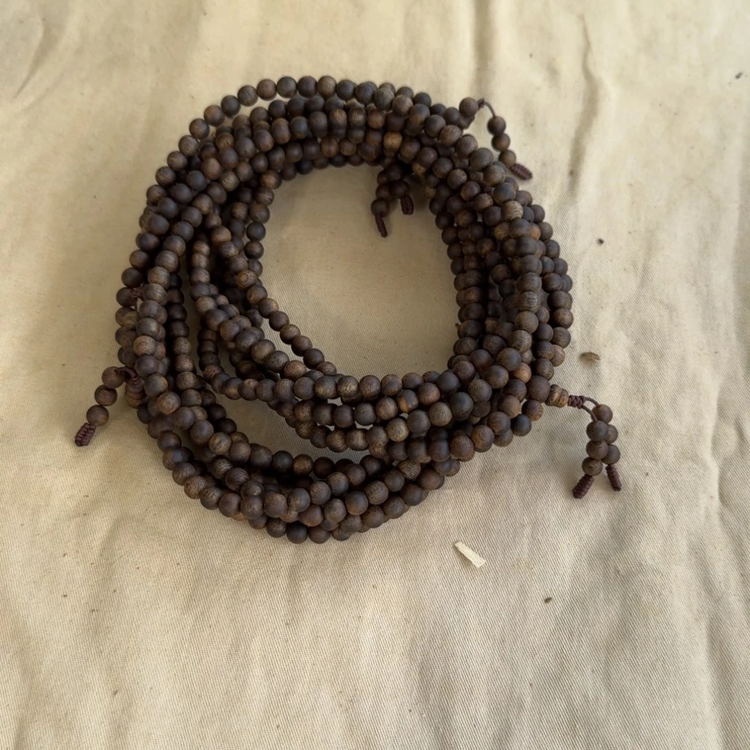 沉香手串绿奇楠沉香多圈约0.6-15多样性发一条