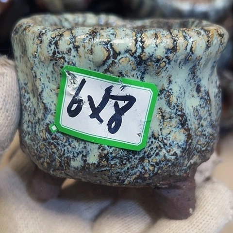 红陶粗陶花盆手工