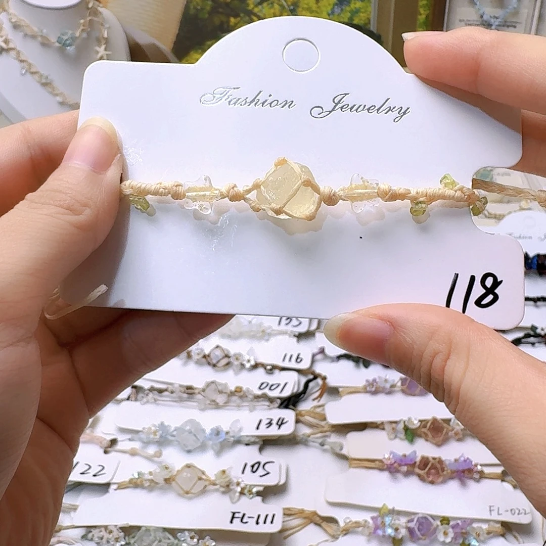 石英石纯铜锡合金纯铜手绳118