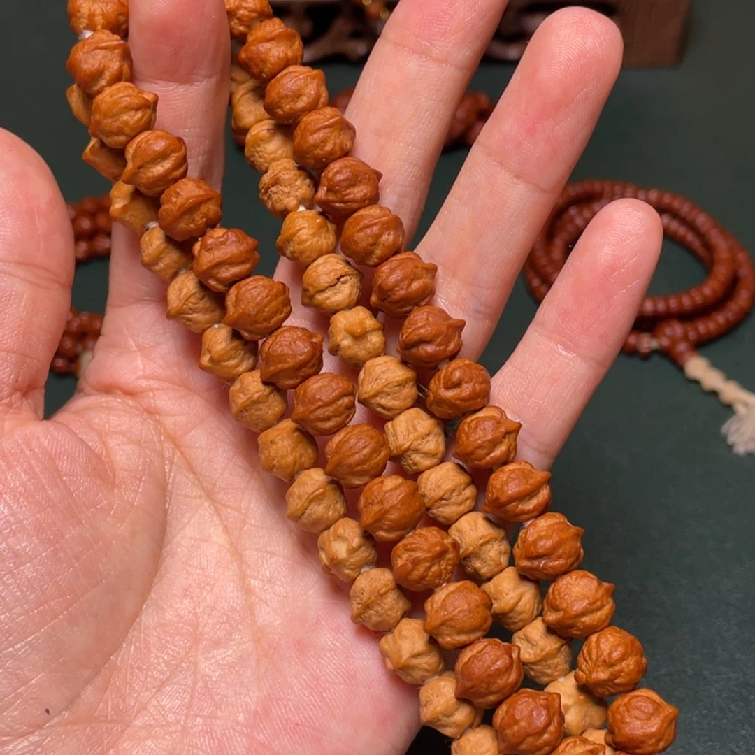 柏香籽/百香籽吊坠白芽横打手持