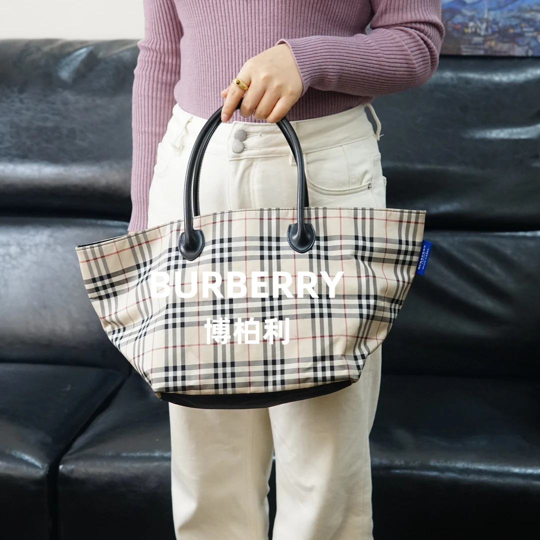 95新 BURBERRY/博柏利 巴宝莉/格纹单肩包/FYJJ12528809/8809