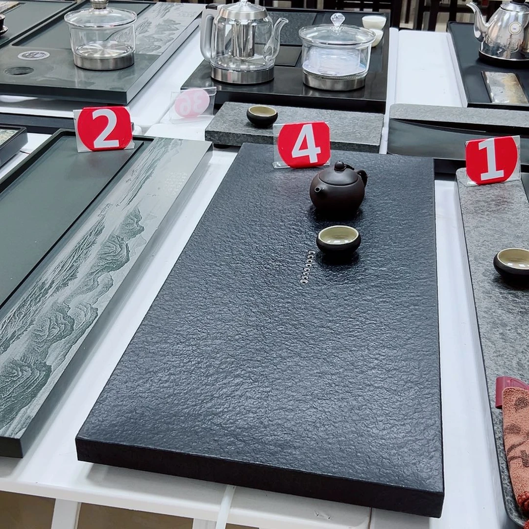 慈***竹乌金石茶盘62.5-40-3定制