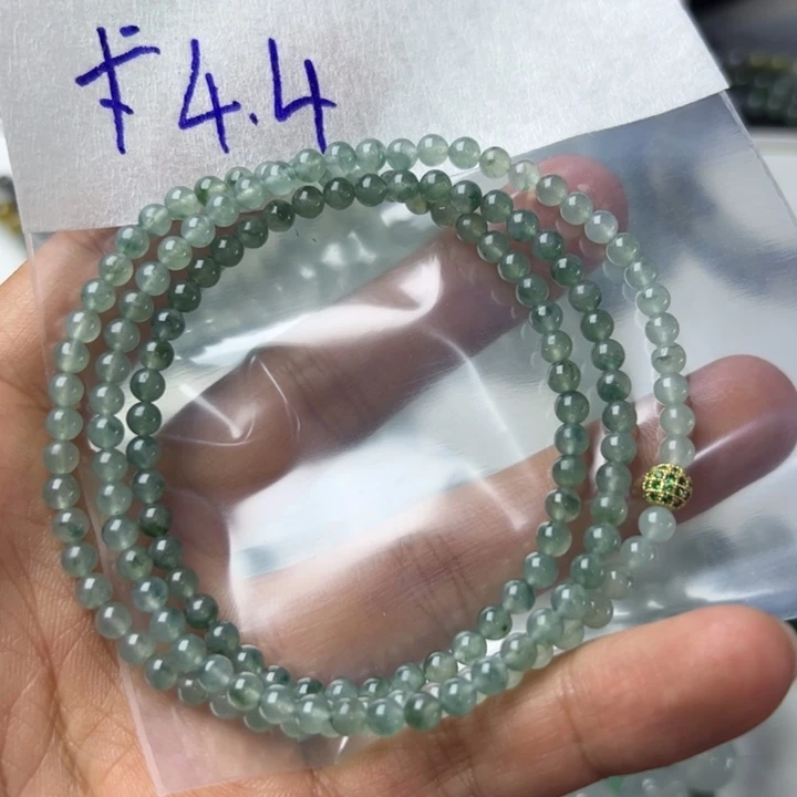 定制翡翠未镶嵌。*天然缅甸翡翠珠链