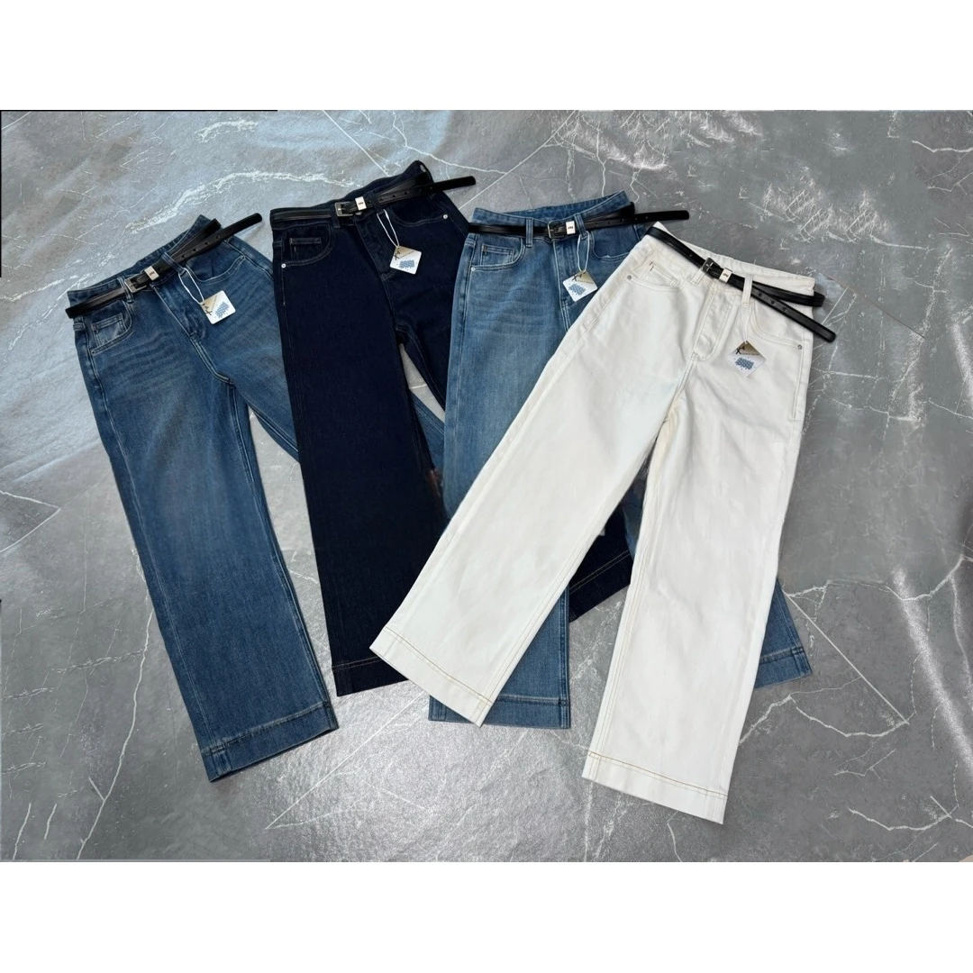 晶姐-61018欧货女装春夏季简约韩版网红春夏洋气时尚百搭牛仔裤