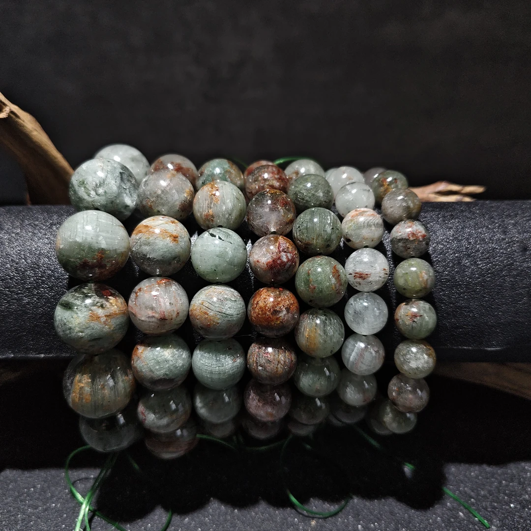 【黑胖珠宝】H1003  天然水晶幽灵手链 多样性发其一