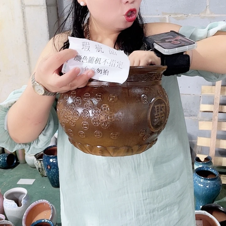 无孔18/24红陶瑕疵随机一个