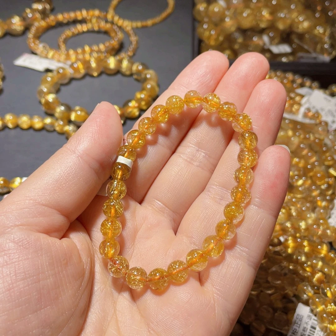 水晶手链未镶嵌天然水晶手链