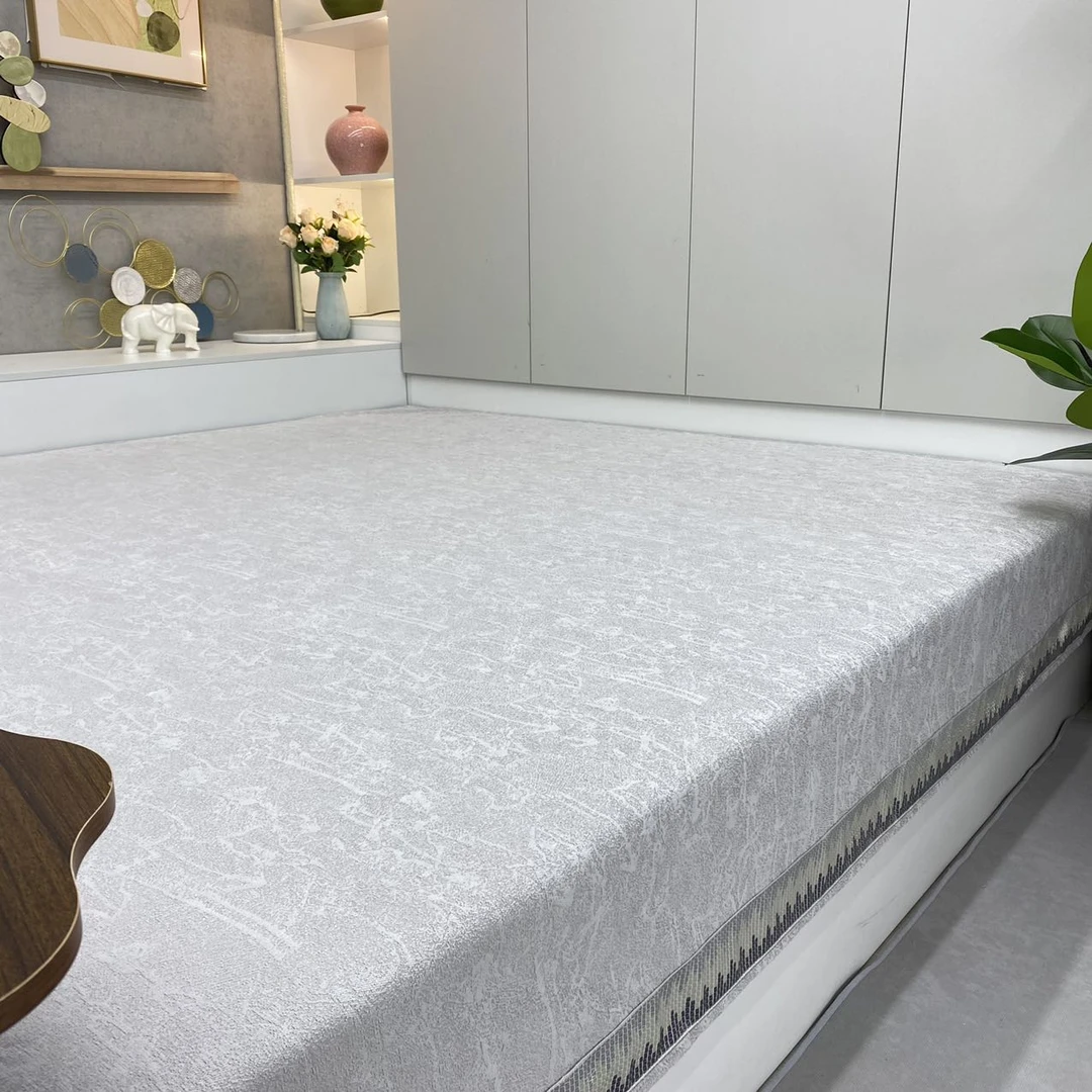 暖木杨（素锦流年）加厚雪尼尔面料四季柔软榻榻米床盖炕盖防滑耐磨
