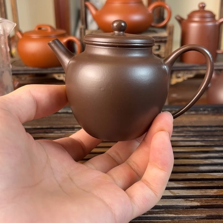 茶壶紫砂原矿紫砂手工制作