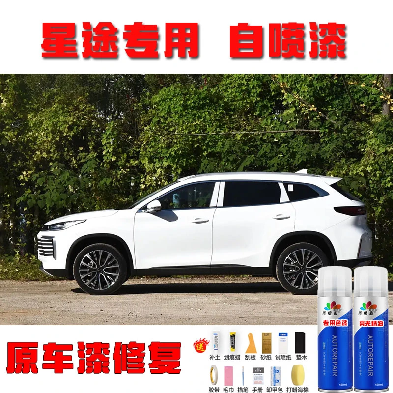 百绘彩星途LX星途TX揽月凌云追风星纪元ET星纪元ES专车专色自喷漆