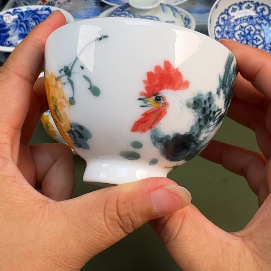 景德镇纯手绘茶具圆圆202