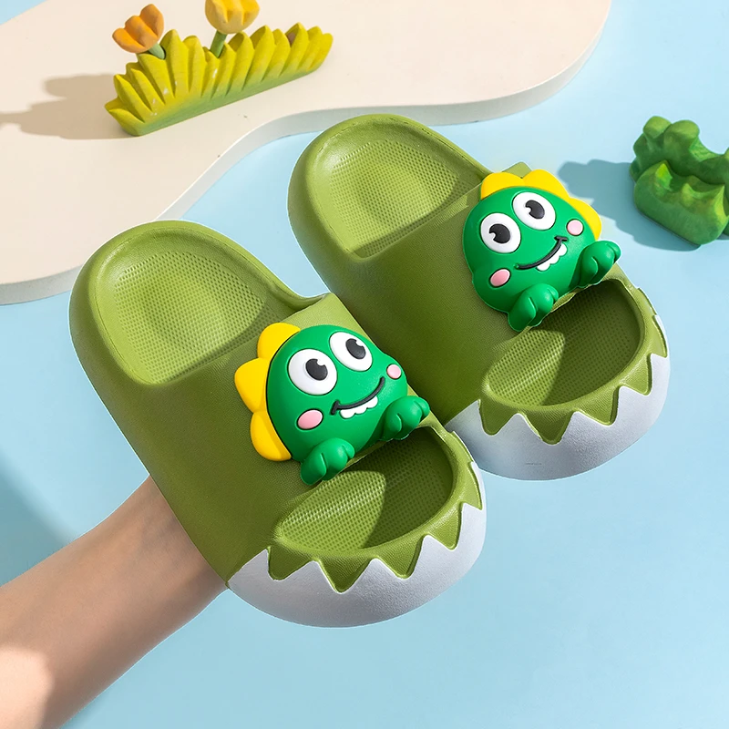 恐龙儿童拖鞋男童夏季女童室内家居防滑EVA软底中小童宝宝凉拖鞋
