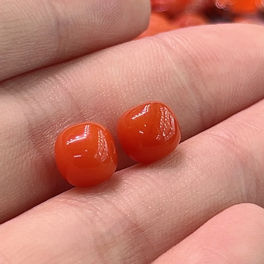 南红玛瑙珠子未镶嵌天**流