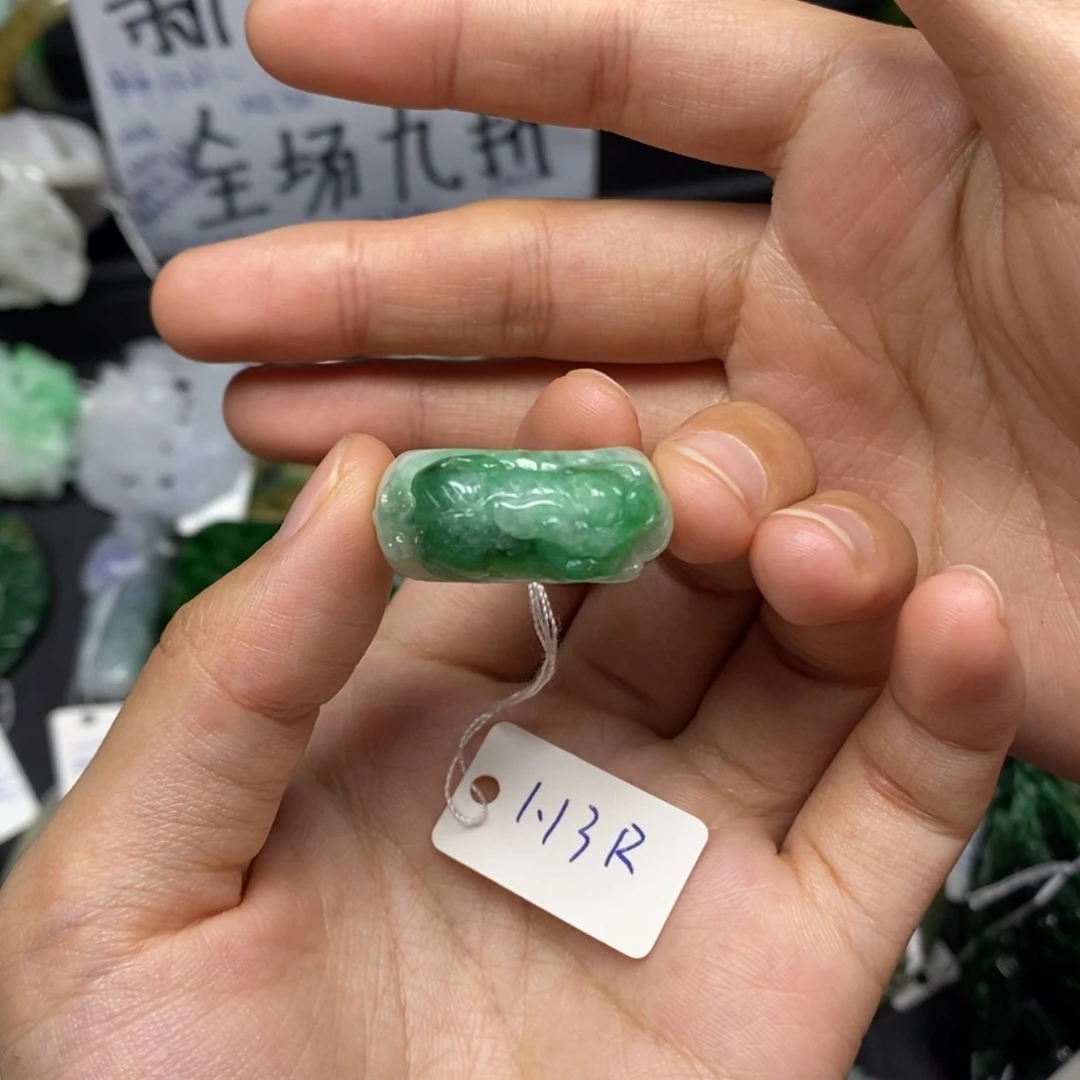 翡翠项链未镶嵌18.2内径 33号