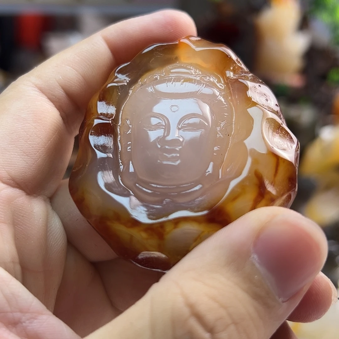 玛瑙/玉髓未镶嵌吊坠(不含链)