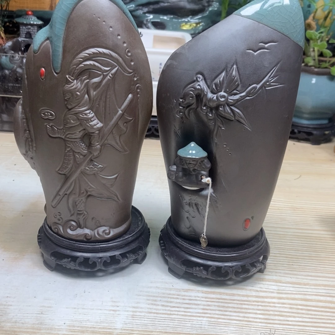瓷片陶瓷花盆陶瓷艺术