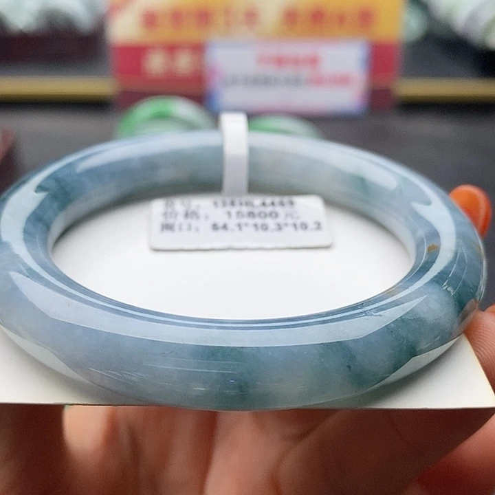 未镶嵌手镯翡翠54圆条42