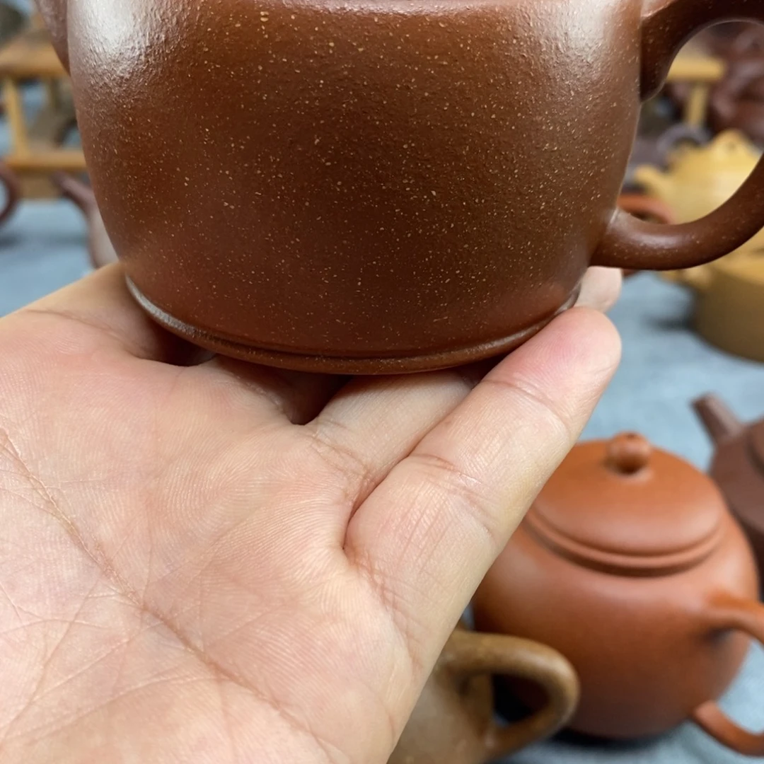 紫砂茶壶大*降坡泥汉瓦