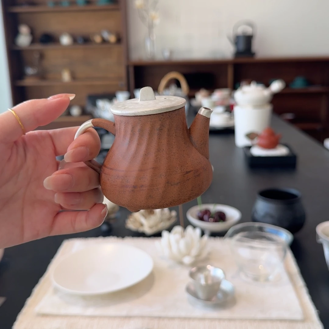 新品福利 老岩泥茶壶