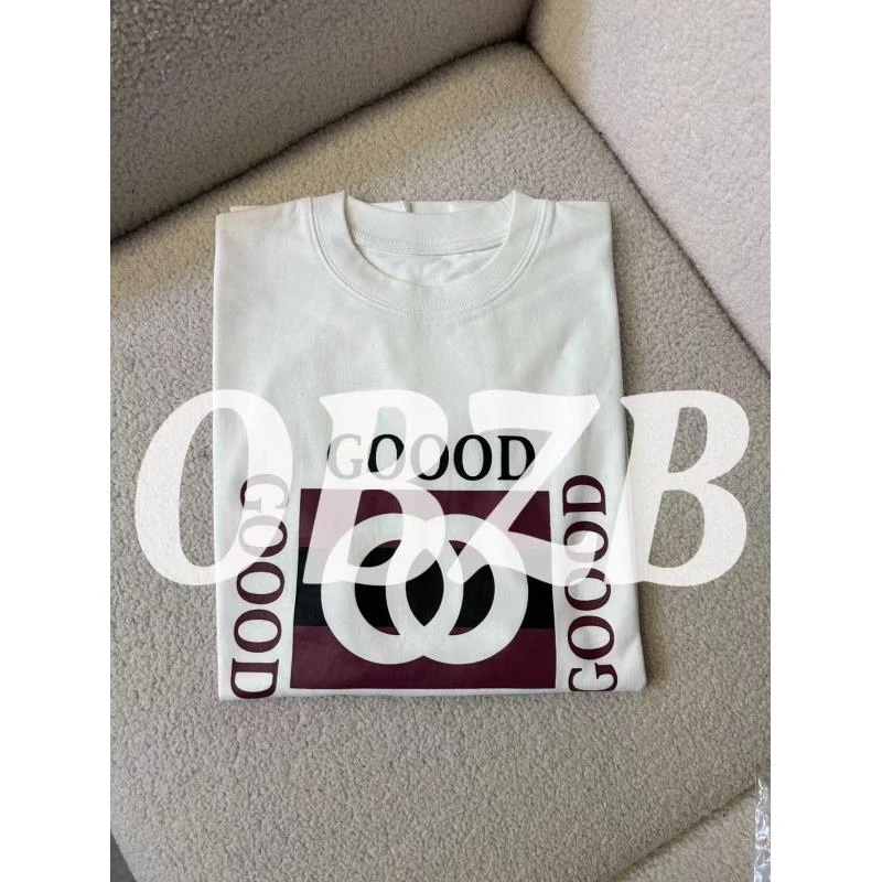 OBZB【G白色短袖】舒适百搭新款内搭外搭男女同款2004